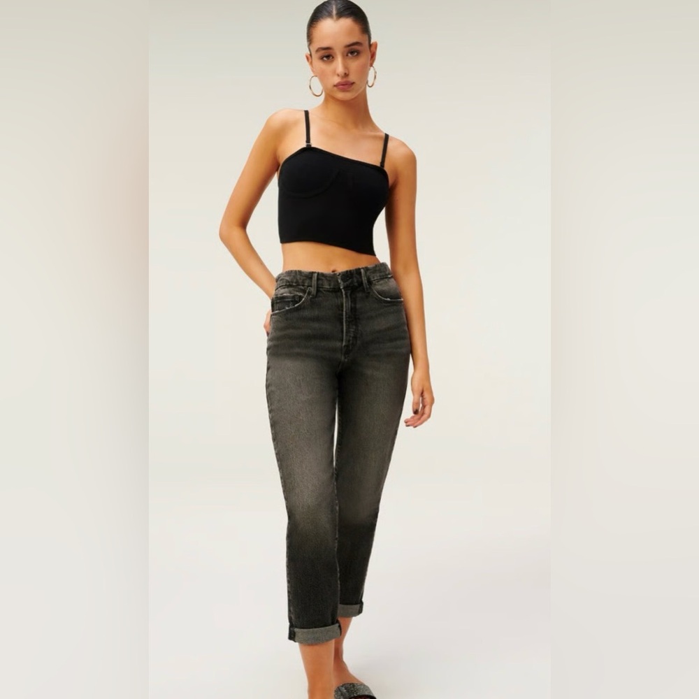 GOOD AMERICAN Size 2/26 Good Mom Jeans